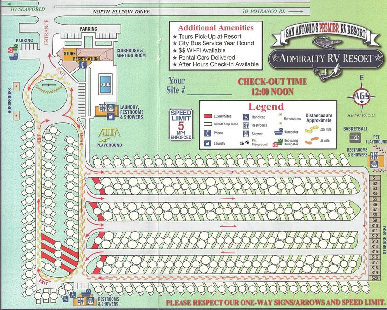 Admiralty RV Resort | Top Rated RV Park In San Antonio Texas